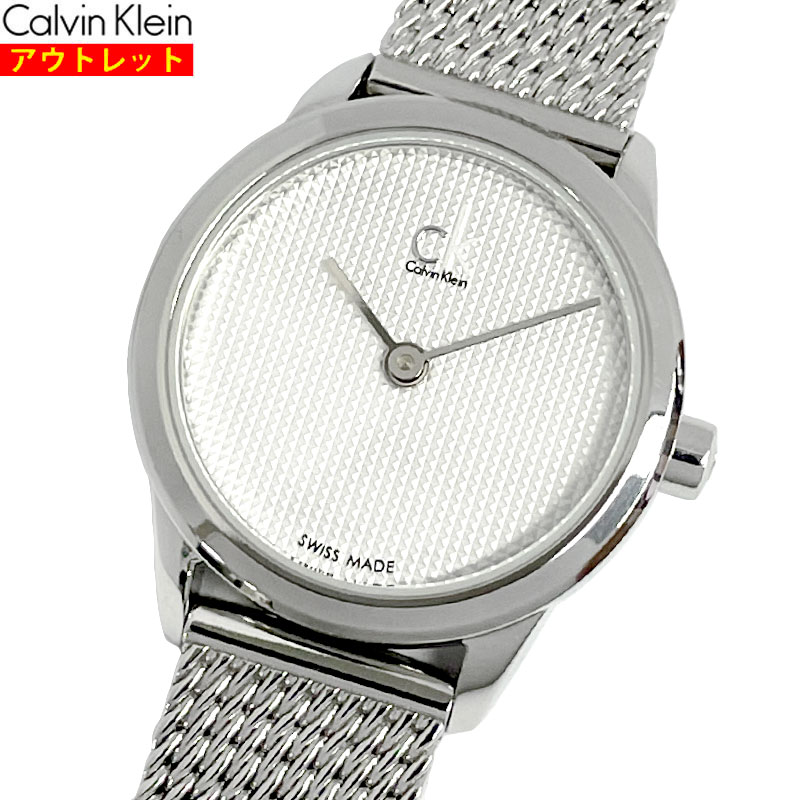 カルバンクライン 腕時計（レディース） Calvin Klein カルバンクライン 腕時計 新品・アウトレット K3M2312Y ミニマル クォーツ レディース メッシュ ステンレスベルト 並行輸入品