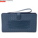 ボッテガヴェネタ バッグ メンズ BOTTEGA VENETA ボッテガヴェネタ 新品・アウトレット・あす楽 クラッチバッグ 426855 V00A6 4086 ブルー セカンドバッグ クロコダイル イントレチャート 本革 レザー 並行輸入品 送料無料