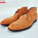 TOD'S トッズ 新品・アウトレット スエード デザートブーツ サイズ5.5 24.5cm オレンジ XXM0TF00D80RE0 G832 レザー 本革 レ...