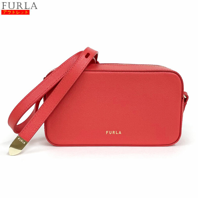 フルラ ショルダーバッグ（レディース） FURLA フルラ 新品・あす楽・アウトレット クロスボディバッグ EAS6FBK Q26000 ショルダーバッグ カメラバッグ レッド レザー 鞄 送料無料