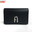 FURLA フルラ 新品・あす楽・アウトレット カードケース WP00125 AX0733 O6000 ムーンビジネスカードケース レザー 本革 ロゴ ブラック 送料無料