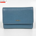 FURLA フルラ 新品・アウトレット 三つ折り財布 レザー PCZ0UNO B30000 0245S ミニ財布 BABYLON S ブルーデニム レディース 送料無料(4)
