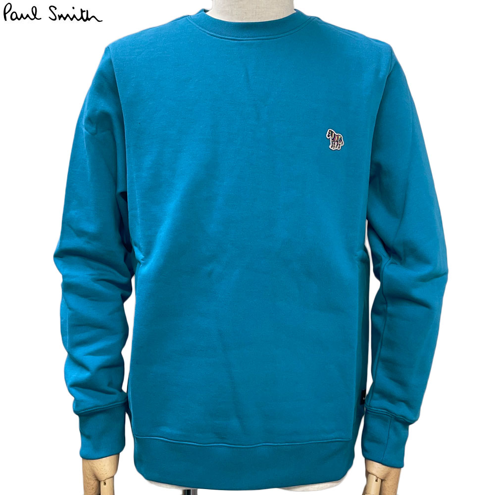 Rakuten - ポールスミス Paul Smith 新品 トップス スウェット トレーナー クルーネック M2R 027R KZEBC2 ブルー系 コットン メンズ S~L 並行輸入品 送料無料