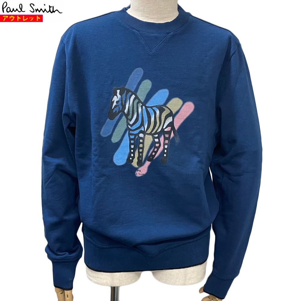 Rakuten - ポールスミス Paul Smith 新品 トップス スウェット トレーナー M2R 954X KP3713 ブルー ZEBRA メンズ S 並行輸入品 送料無料