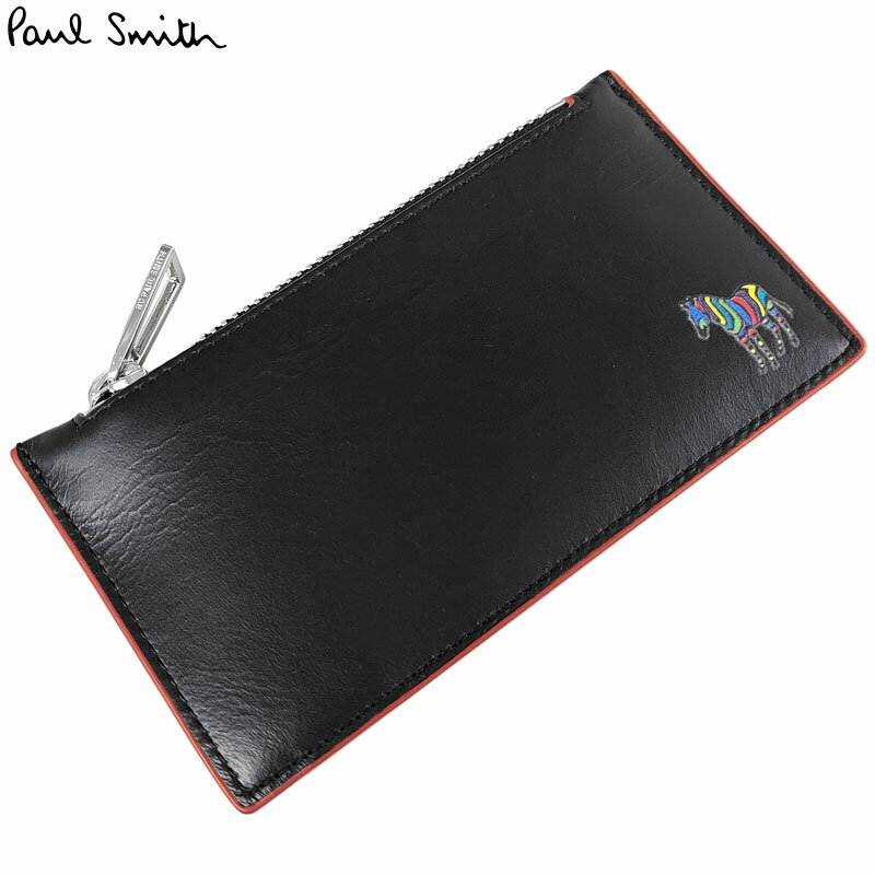 ポール・スミス プレゼント メンズ（5000円程度） ポールスミス Paul Smith 新品・あす楽 フラグメントケース M2A 6389 GZEBRA ブラック ゼブラ コイン・カードケース 送料無料 並行輸入品