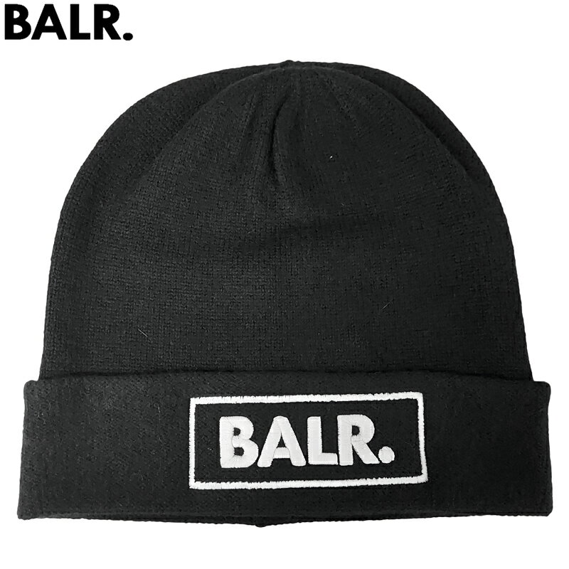 Rakuten - 【スーパーセール・30％OFF 2,310円引き】BALR. ボーラー 新品 ビーニー B6120.1012 ニット帽 帽子 BOX LOGO BEANIE ニットキャップ メンズ クリックポストで送料無料