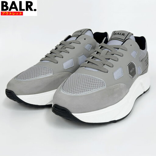 BALR. ボーラー 新品・アウトレット メッシュ スニーカー HEXLINE MESH RUNNER グレー B1513.1028 メンズ ローカット 靴 シューズ 送料無料 BALR. ボーラー 新品・アウトレット メッシュ スニーカー HEXLINE MESH RUNNER グレー B1513.1028 メンズ ローカット 靴 シューズ 送料無料