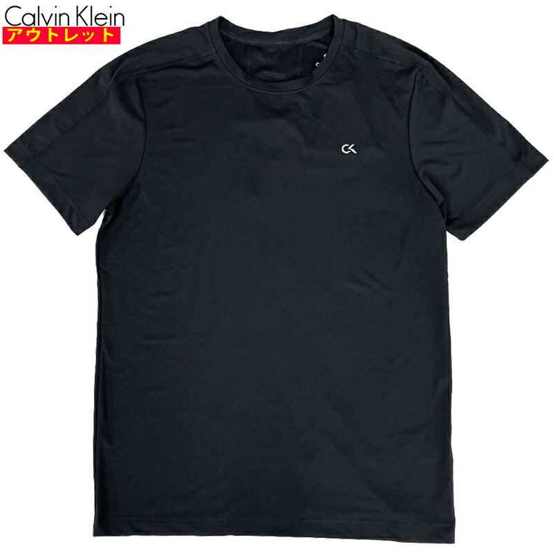 カルバン・クライン Tシャツ メンズ カルバンクライン 新品・アウトレット 半袖 Tシャツ Lサイズ 4MS9K193 007 BLACK 黒 メンズ クリックポストで送料無料