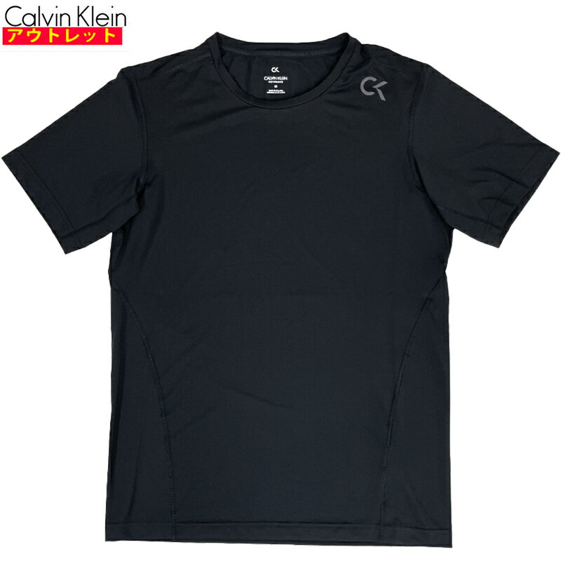 カルバン・クライン Tシャツ メンズ カルバンクライン 新品・アウトレット 半袖 Tシャツ Lサイズ 4MS9K219 007 BLACK 黒 メンズ クリックポストで送料無料