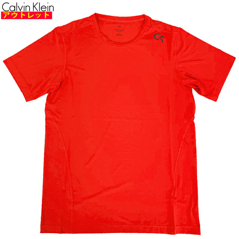 カルバン・クライン Tシャツ メンズ カルバンクライン 新品・アウトレット 半袖 Tシャツ Mサイズ 4MS9K219 679 RED 赤 メンズ クリックポストで送料無料