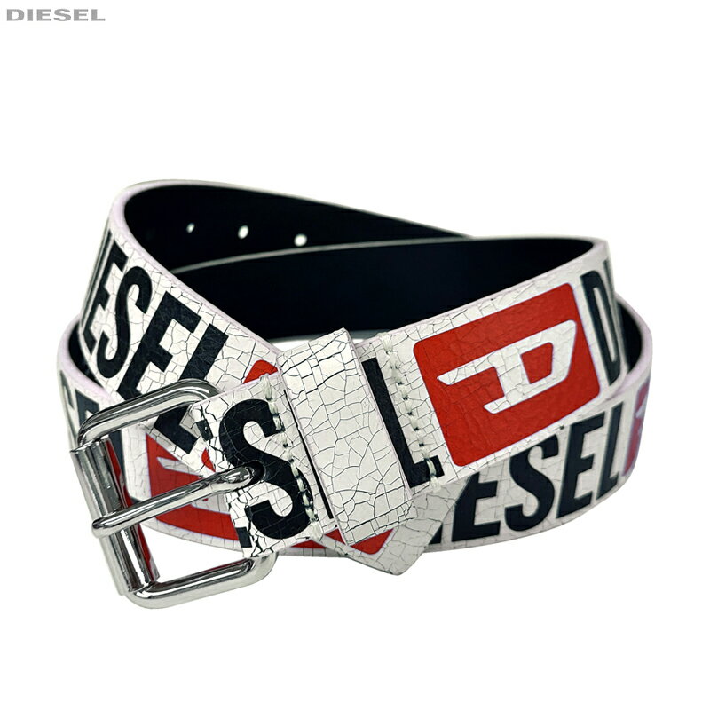 【未使用】DIESELロゴベルト白 楽天市場】DIESEL ディーゼル(カラーホワイト)(メンズベルト