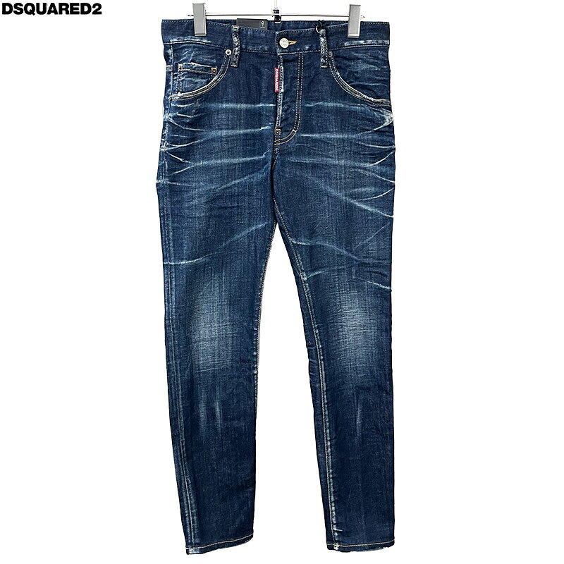 DSQUARED2 ディースクエアード 新品 スケータージーンズ S71LB1316 S30342 サイズ44 サイズ46 サイズ48 Skater Jean DARK CLEAN WASH メンズ デニム パンツ 送料無料