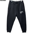 DSQUARED2 ディースクエアード 新品 裏起毛 スウェットパンツ S74KB0967 M ブラック Relax Dean Fit イタリア製 メンズ ジャ...