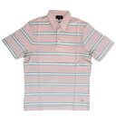 DUNHILL ダンヒル 新品 半袖 ポロシャツ YL1207F730 ピンク コットン＆シルク S M L 並行輸入品 クリックポストで送料無料
