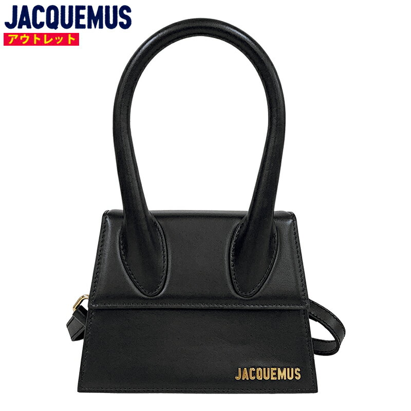 Rakuten - 【スーパーセール・半額 33,000円引き】JACQUEMUS ジャックムス 新品・アウトレット ハンドバッグ 213BA002 3000 ル チキト モエン ブラック ミディアムサイズ ショルダーバッグ 斜め掛け クロスボディ レディース 並行輸入品 送料無料