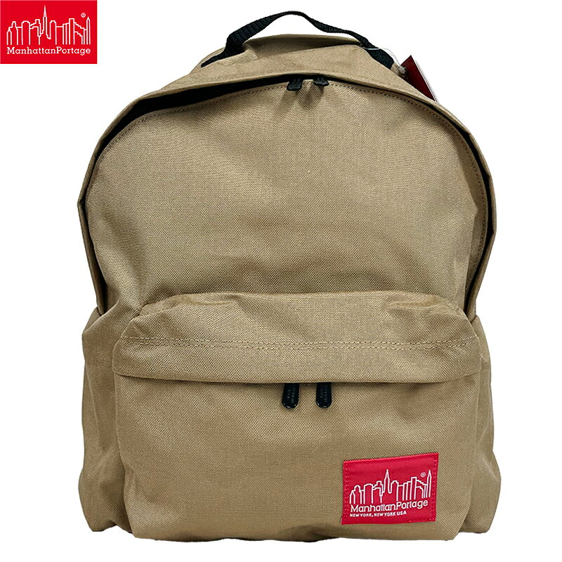 Rakuten - 在庫限り！マンハッタンポーテージ 新品 リュック Big Apple Backpack MP1210 ベージュ メンズ レディース ビッグアップル 17L リュックサック バックパック 並行輸入品