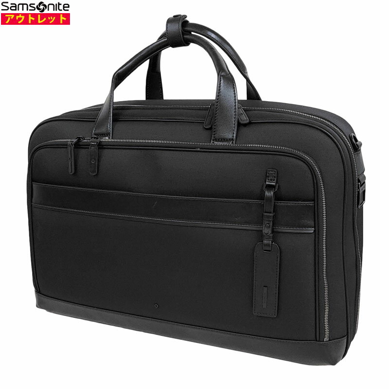 サムソナイト 新品 あす楽 アウトレット ボストンバッグ BENSON GJ5 09003 ブラック ショルダー付き Samsonite ビジネスバッグ 出張 旅行バッグ ブランド メンズ 鞄 並行輸入品