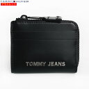 TOMMY HILFIGER トミーヒルフィガージーンズ 新品・アウトレット コインケース AW0AW11098 BDS 小銭入れ ミニ財布 コンパクトウォレット ブラック 並行輸入品 クリックポストで送料無料