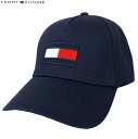 TOMMY HILFIGER トミーヒルフィガー 新品・あす楽 メンズ キャップ AM0AM06943 DW5 ネイビー ベースボールキャップ ロゴキャップ 帽子 コットン 送料無料