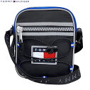 トミージーンズ TOMMY HILFIGER トミーヒルフィガー 新品・あす楽 ショルダーバッグ AM0AM08368 0GJ ブラック×ブルー 肩掛け 斜め掛け 送料無料