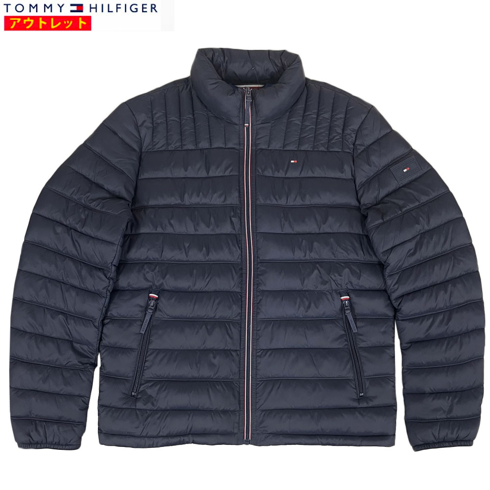 Rakuten - TOMMY HILFIGER トミーヒルフィガー 新品・アウトレット 中綿ジャケット 150AN796 ネイビー Mサイズ パッカブル仕様 軽量 メンズ 送料無料