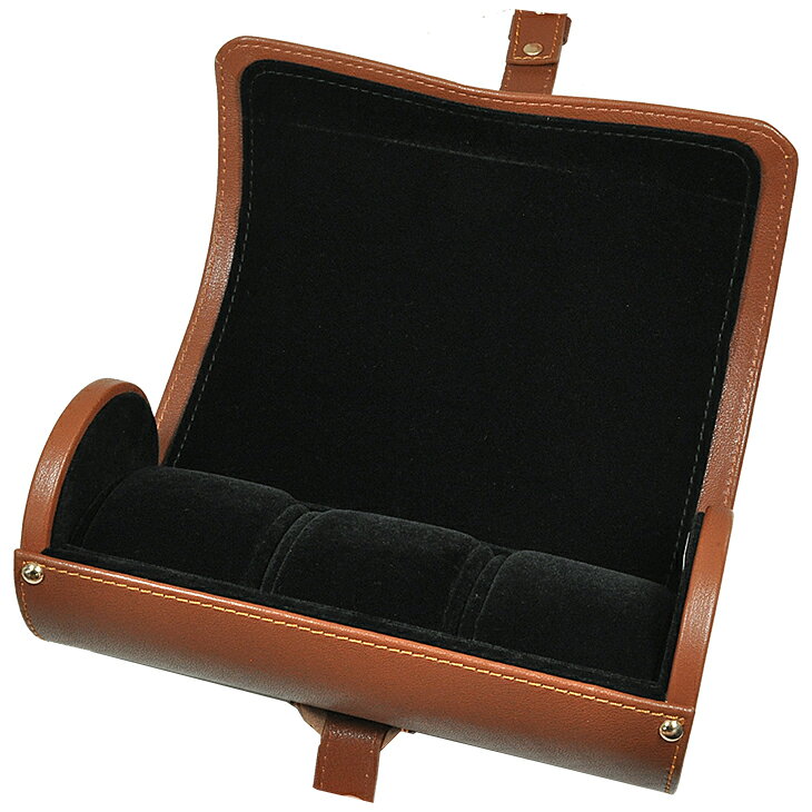 EURO PASSION ユーロパッション 新品・アウトレット A396-BR ブラウン 時計ケース 3本用 3本収納 ウォッチケース コレクションボックス 携帯 ケース