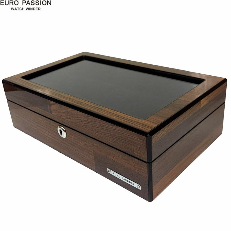 ユーロパッション FW-1028VL 新作！ 木目 新品 ウォッチ コレクション ボックス 10本収納 時計収納 メンズ レディース 新品 腕時計 時計ボックス 時計ケース