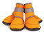 ドッグブーツ 犬用靴 (XXS、オレンジ)