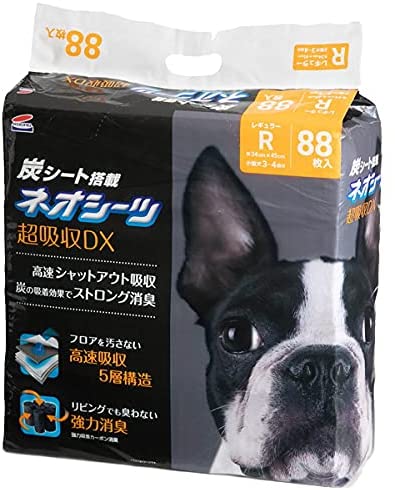 ネオ・ルーライフ ネオシーツ カーボン DX 犬用 レギュラー 88枚 