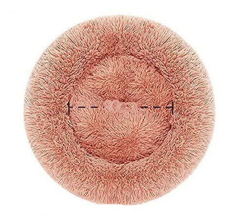 ペットベッド 丸型 ふわふわ カバー外せる 直径60cm (