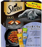 シーバ (Sheba) デュオ キャットフード 香りのまぐろ味セレクション 成猫用 200g