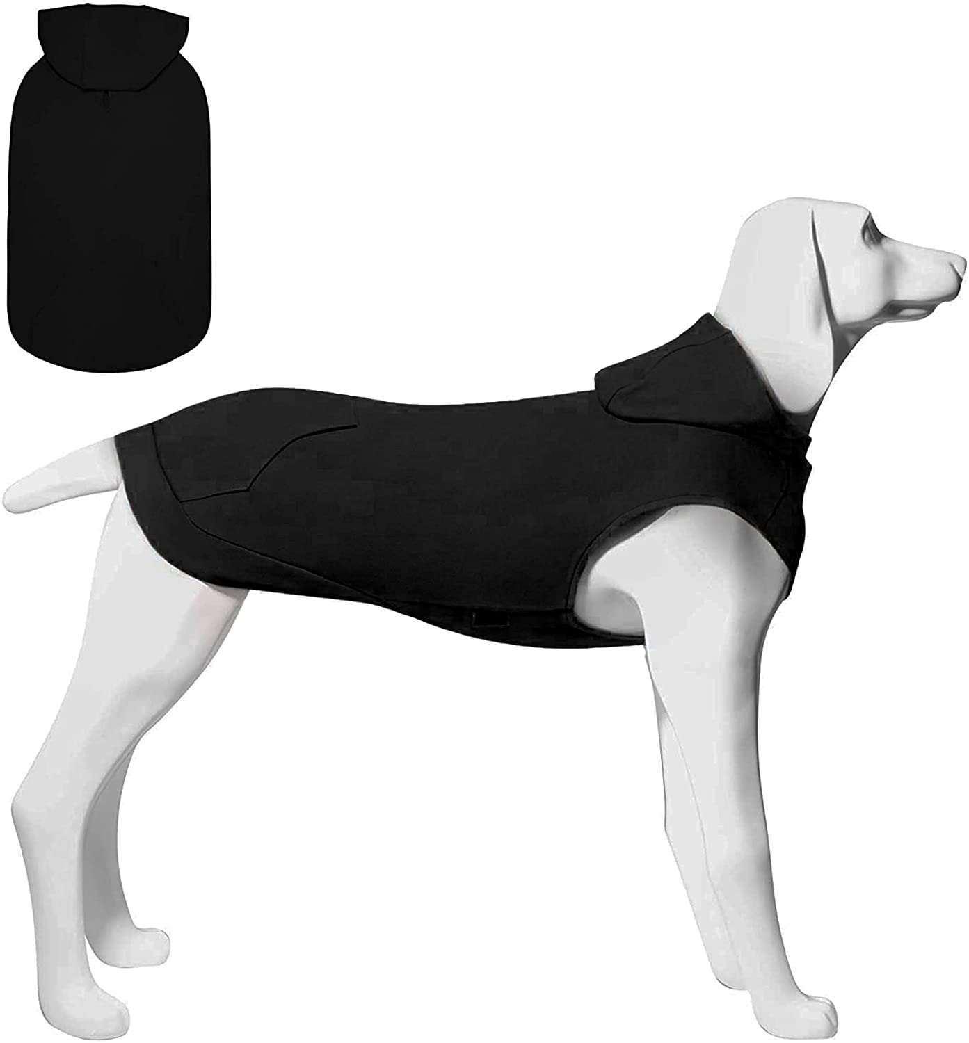 ペット服 犬用パーカー 綿製 中型犬 大型犬適用 (M)