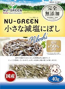 ペティオ ニューグリーン 完全無添加 小さな減塩にぼし 40g　賞味期限2024年09月