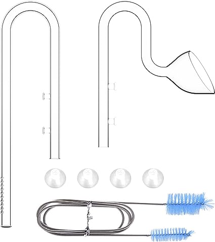 水槽用 リリーパイプセット ブラシ付属（吸水放水12mm/16mm）