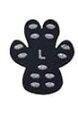 犬用滑り止めパッド 肉球保護4枚×5セット (Lサイズ, ブラック)