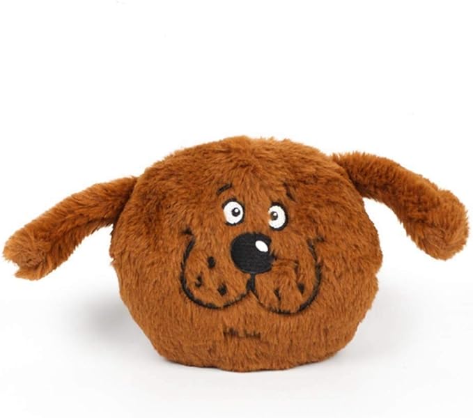 犬おもちゃ 電動ボール (ブラウン)