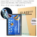 ブルーライトカット 強化ガラスフィルム Lenovo Tab5（ソフトバンク801LV）/ Lenovo Tab M10 REL / Lenovo Tab B10 /M10 / LAVIE Tab E TE710/KAW PC-TE710KAW / TE410/JAW PC-TE410JAW レノボタブ ラビ 液晶保護ガラスフィルム 飛散防止 自動吸着 貼りやすい 汚れ 気泡防止
