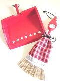 ֤ 襤ߥˤۤȤꥻåȥå Shinzi Katoh design red hood broof and dustpan checkis-113A