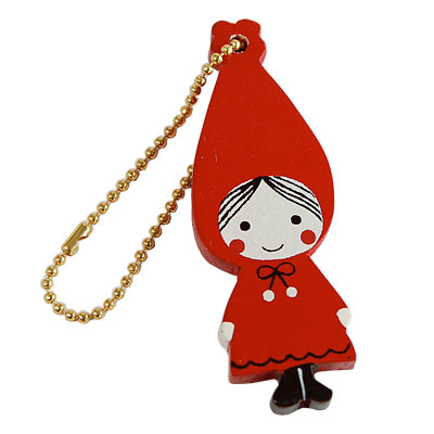 Ԃؐi 킢L[z_[@Shinzi Katoh design red hood keyholder