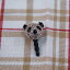 ȥ롡˥ޥ롡ѥС襤 ޥۡۥ󥸥ålittle animal panda silver cute smart phone ear phone jack charmڥ᡼زġ