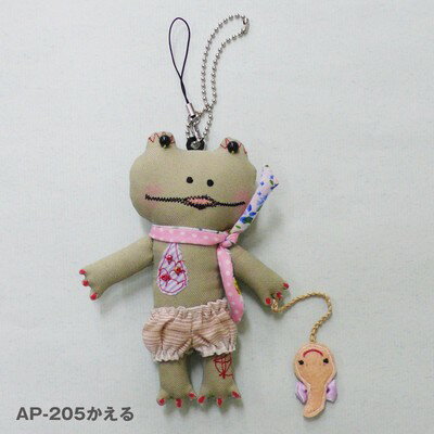 カエル カワイイケータイマスコット ストラップ　frog small cute kawaii mascot strup for bag/iphone/mobile phone