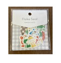 フレークシール みずたまフレークシール カラフル crs_35-813 FlakeSeal mizutamaflake ミズタマフレークシール マルチカラー パピアプラッツ クレス mizutama seal デコ sticker