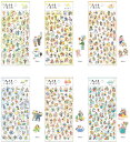 シール きょうもいちにちステッカー miw_81934_81939 シートシール sticker マインドウェイブ mindwave ステッカー 透明PET素材...