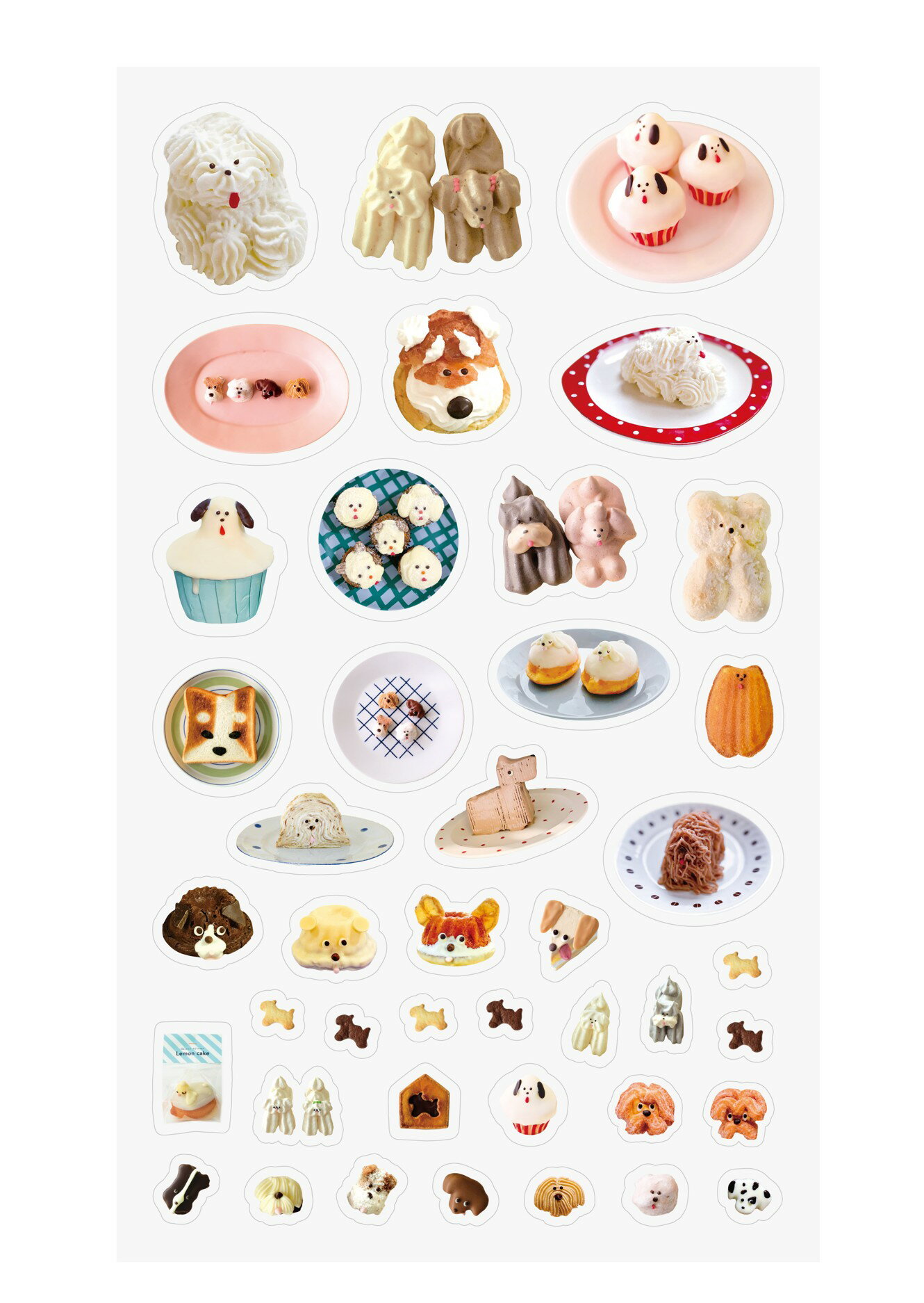 Maison terrier透明シール frt_cb37001_Delicious dogs メゾンテリア透明シール maison terrier sticker Seal フロンティア シール FRONTIER おすすめシール clear sealのサムネイル