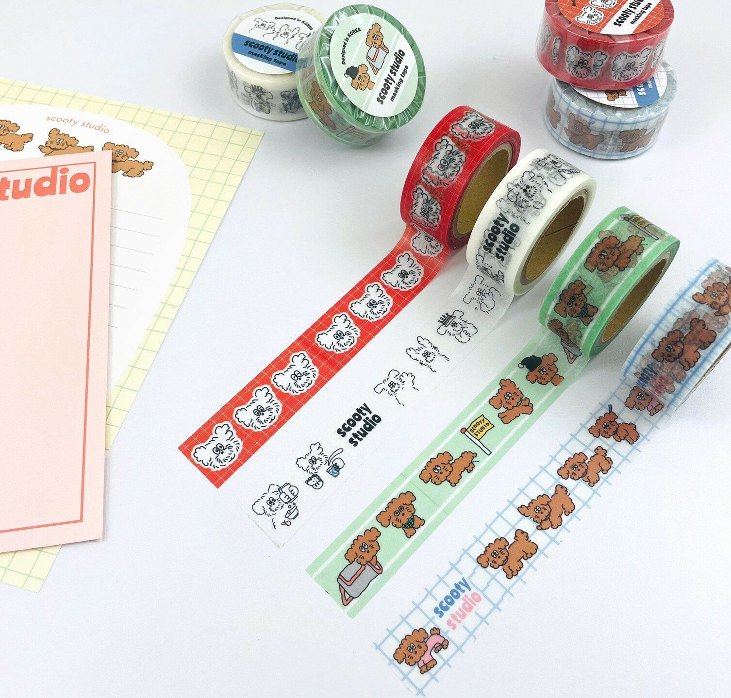 マスキングテープ scooty studio マスキングテープ frt_sc4701_sc4704 scooty studio maskingtape フロンティア シール FRONTIER