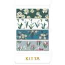 KITTA BASIC KIT074 フラワー9 ちいさく持てるマスキングテープ 15mm幅マスキングテープ シール キングジム KING JIM KITTA ...
