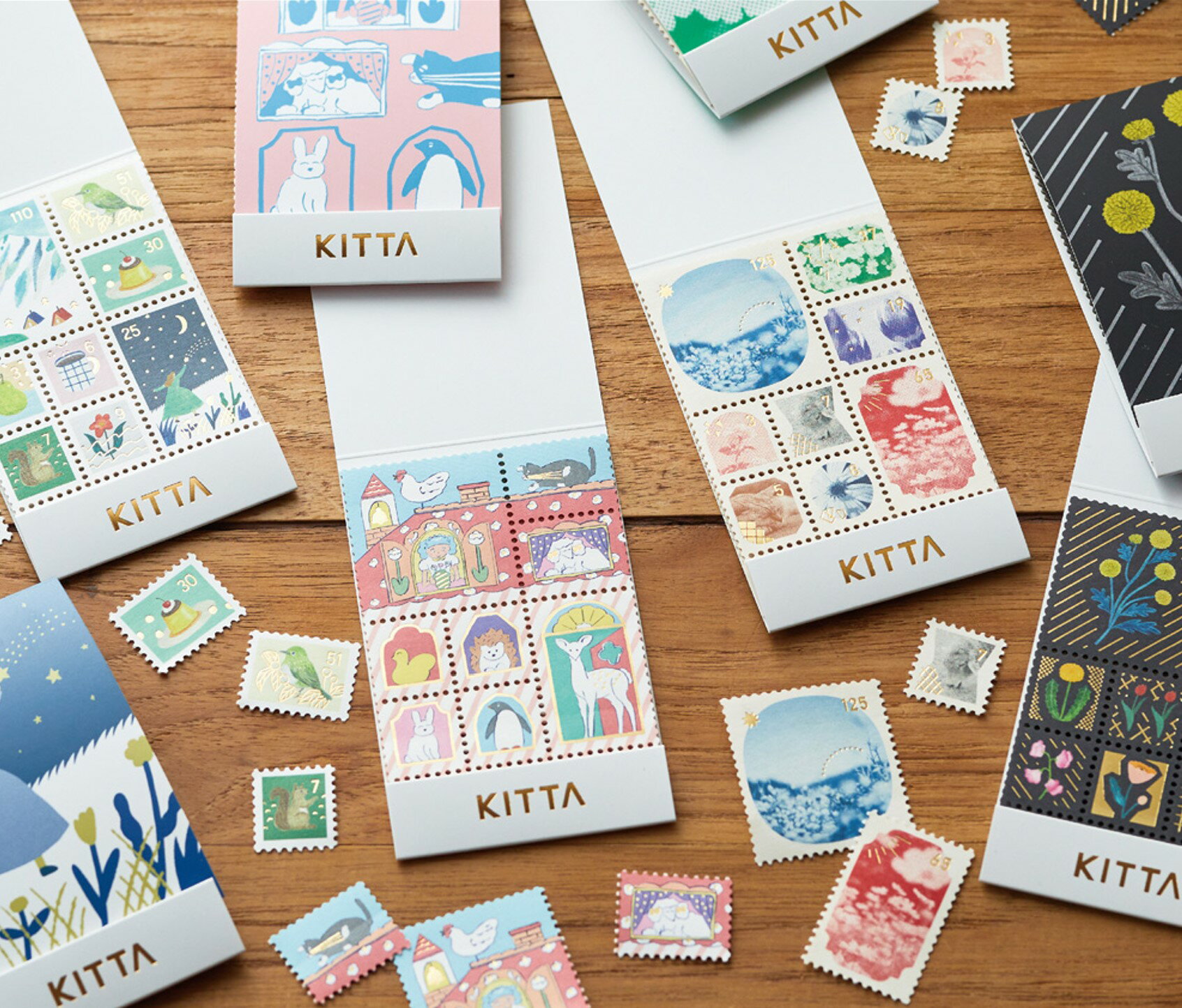 KITTA SPECIAL 切手風シール　キングジム　kgm_kitpp001_kitpp004 K