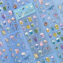 夏限定クリスタルシール 箔押しクリスタルシール Crystal Seal bgm_dsls001_002 BGM Seal ビージーエム 夏限定シール おすすめ...