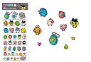 予約 8月中旬 入荷延期 4sizeステッカー たまごっち ステッカー kmo_227149 シールステッカー Seal Sticker TaMaGoTcHi 4size STICKERカミオジャパン KAMIOJAPAN かわいいシール おすすめシール