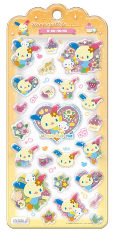 予約 2026年 1月中旬入荷 ウサハナ ドロップジェリーシール cru_133062 USAHANA シール ステッカー seal sticker クラックス CRUX ステッカー かわいいシール おすすめシール デコレーションシールのサムネイル
